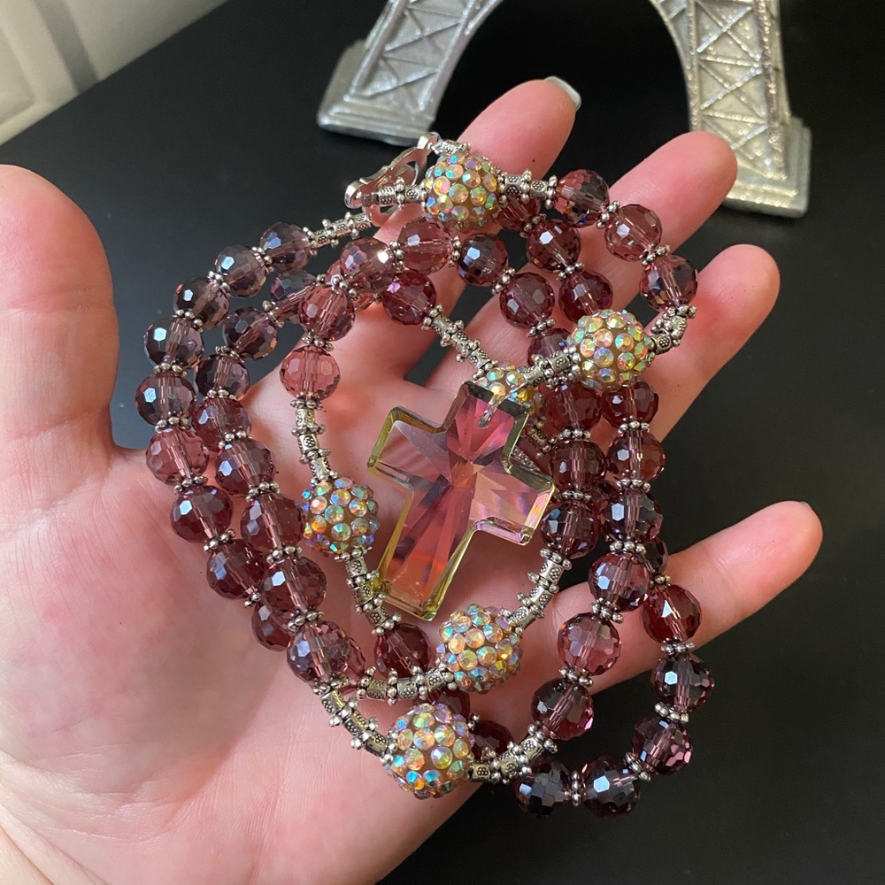 Purple rosary 📿